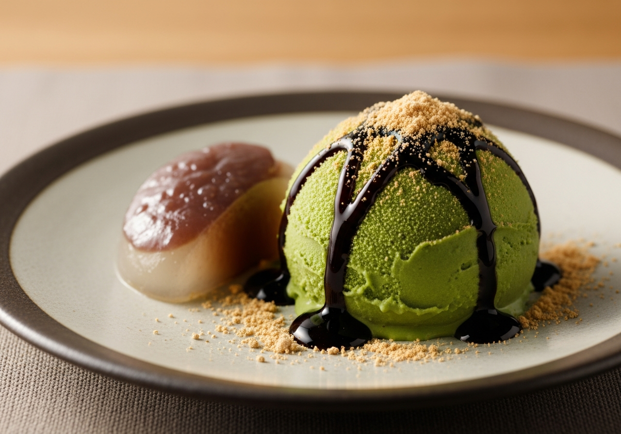 自家製抹茶アイス